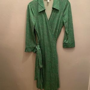Diane Von Furstenberg silk wrap dress